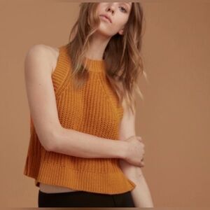 Wilfred Terracotta Knit Tank Top
